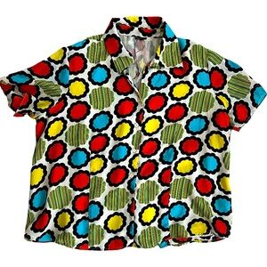 Vibrant Retro 60s print Top